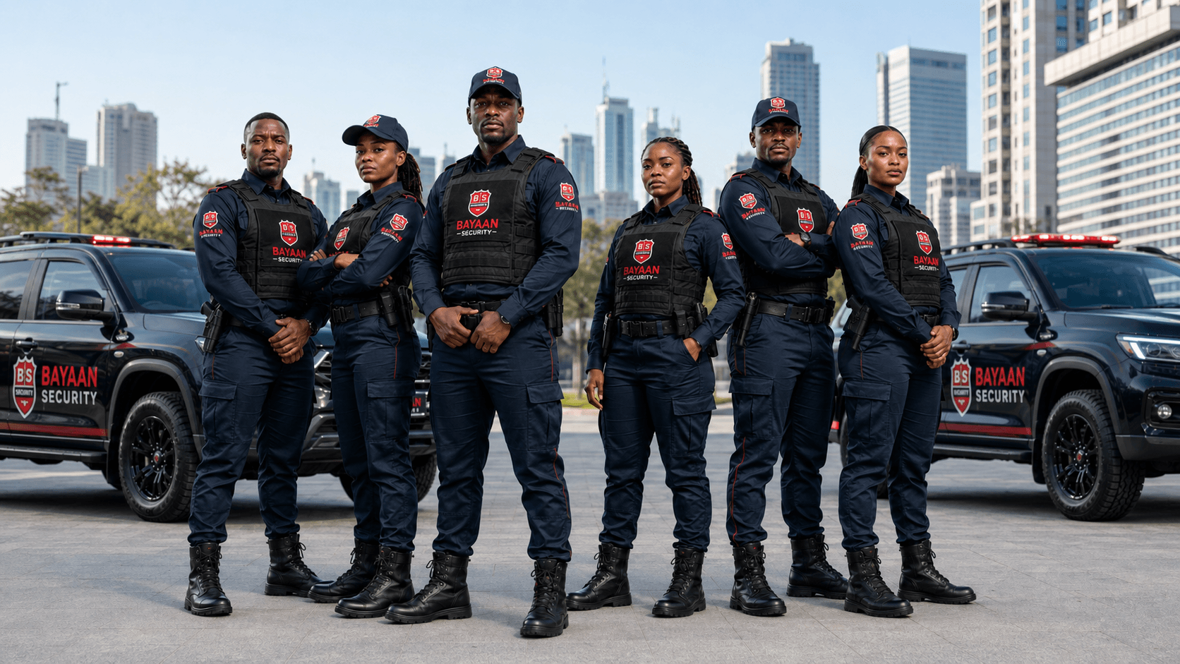 Security team and vehicle hero image